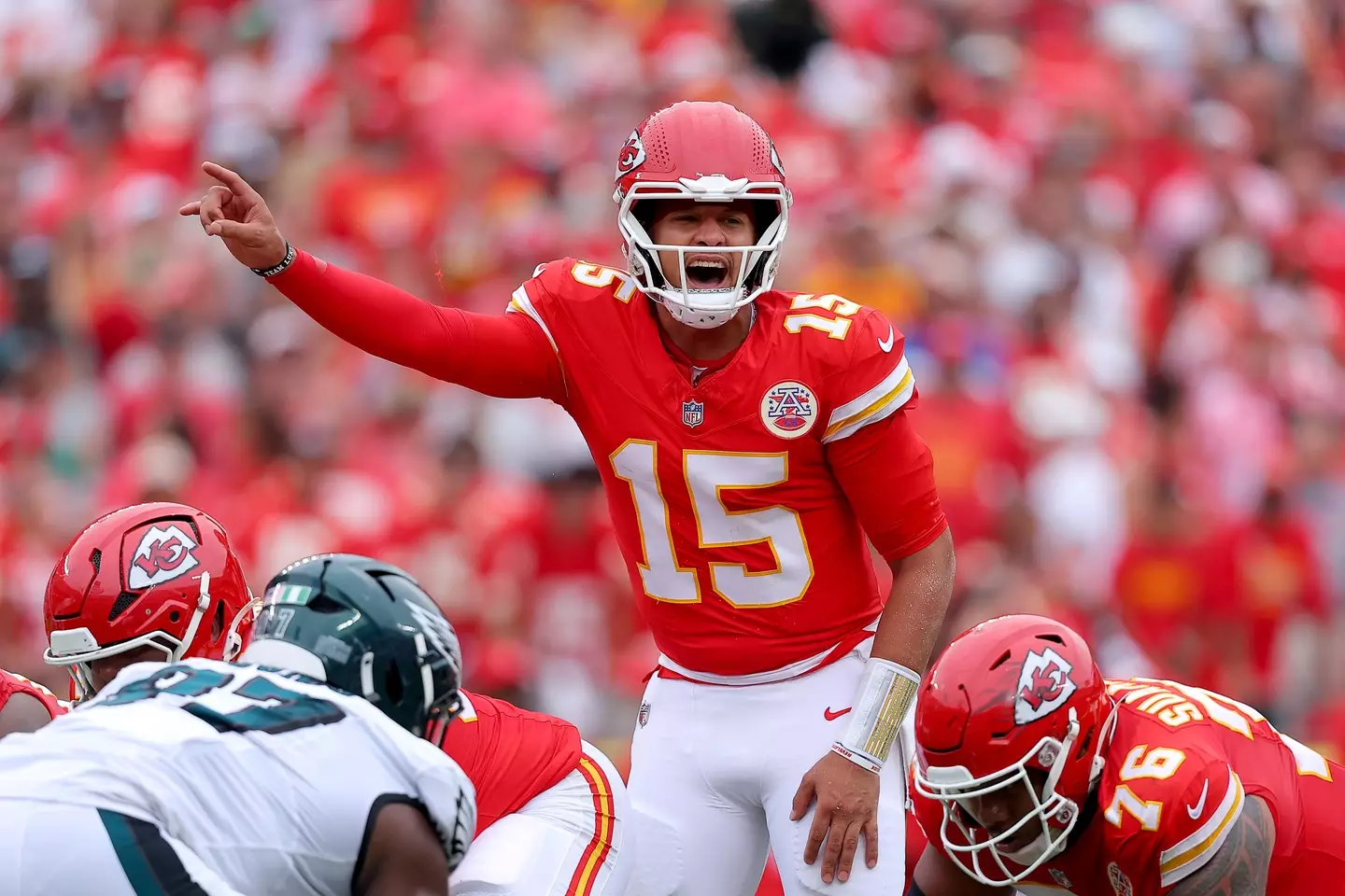 Patrick Mahomes. Image: David Eulitt / Stringer via Getty