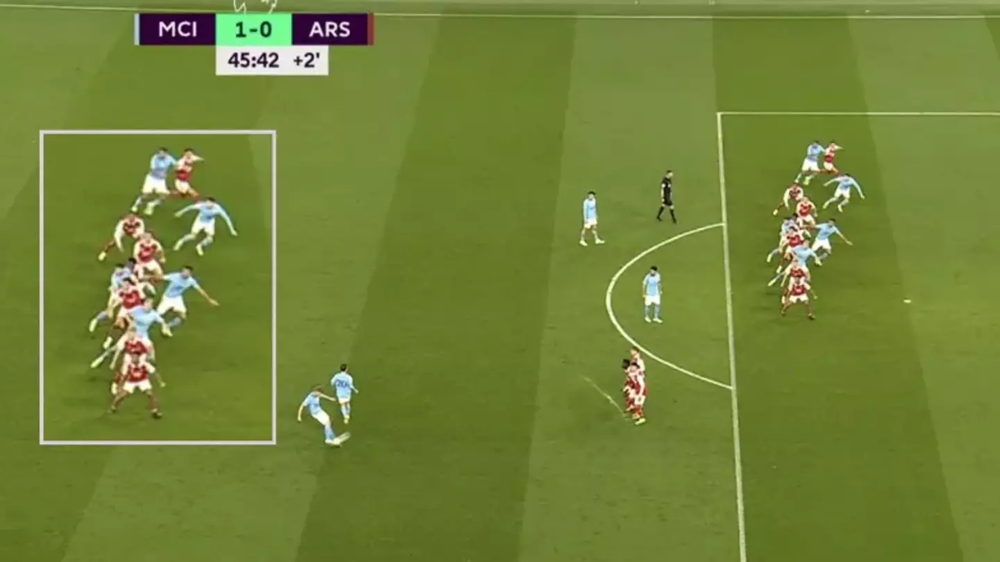 Arsenal fans disgusted after John Stones 'offside' goal allowed to stand