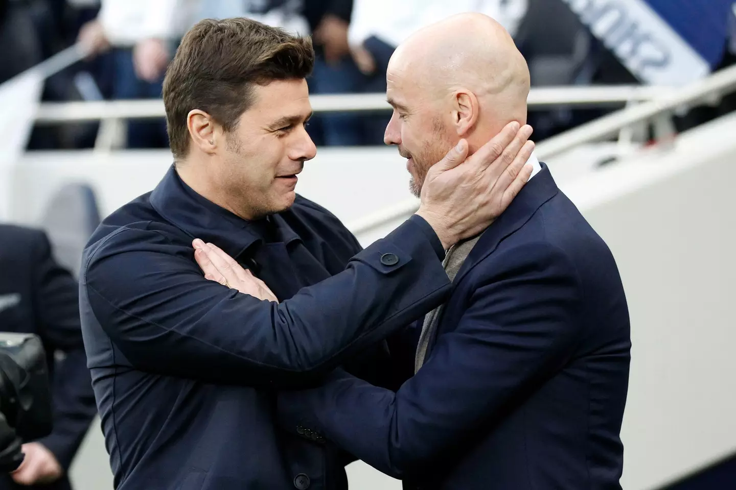 Pochettino and Ten Hag met in the Champions League in 2019. Image: PA Images