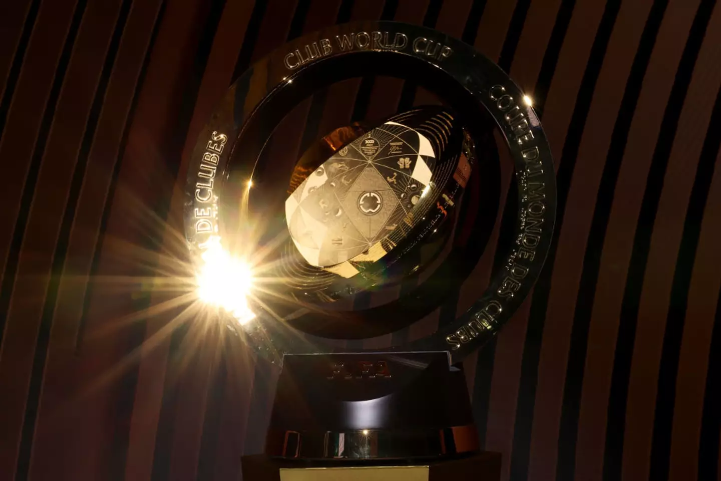 The 2025 FIFA Club World Cup trophy (Credit:Getty)