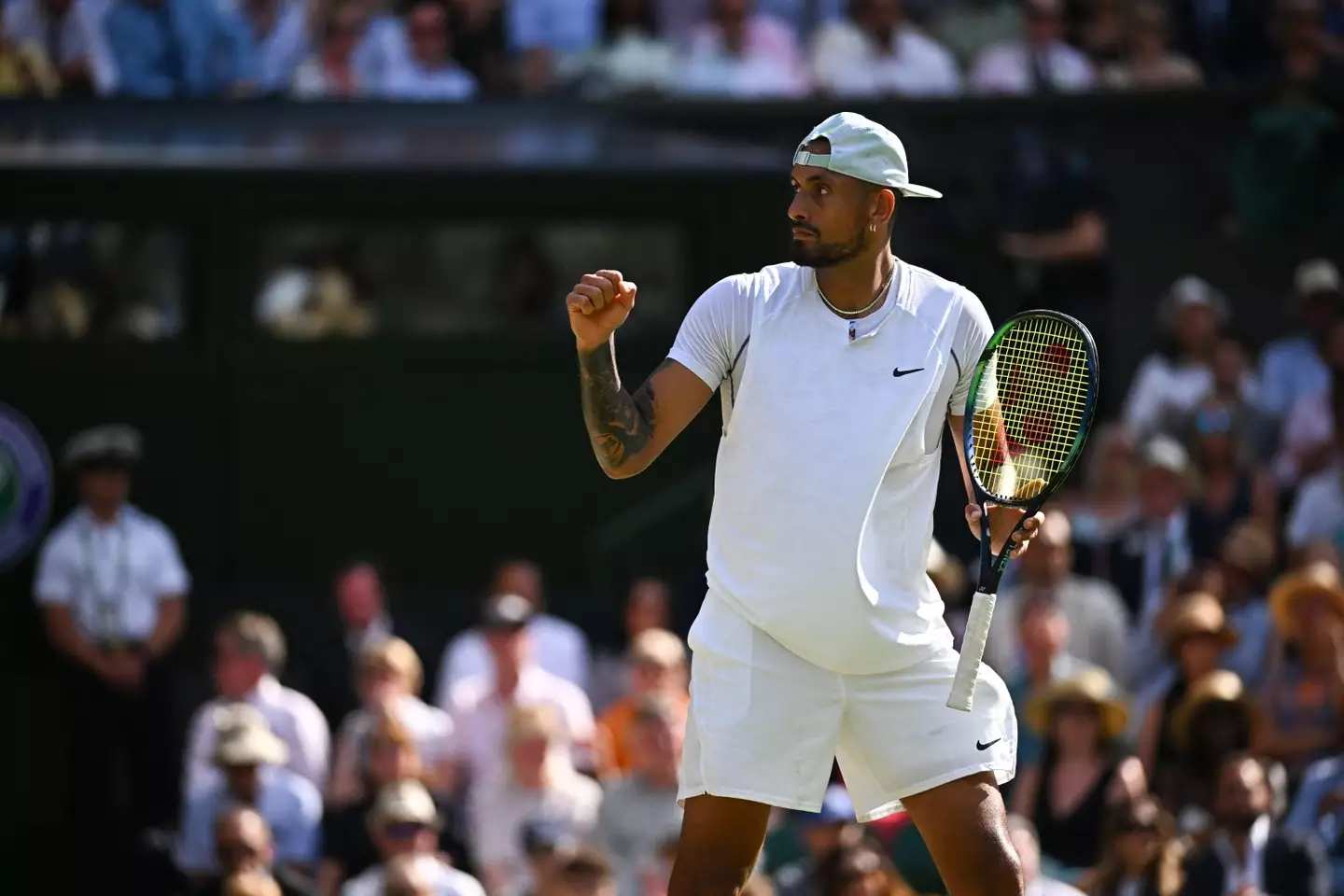 Kyrgios had an excellent Wimbledon. Image: Alamy