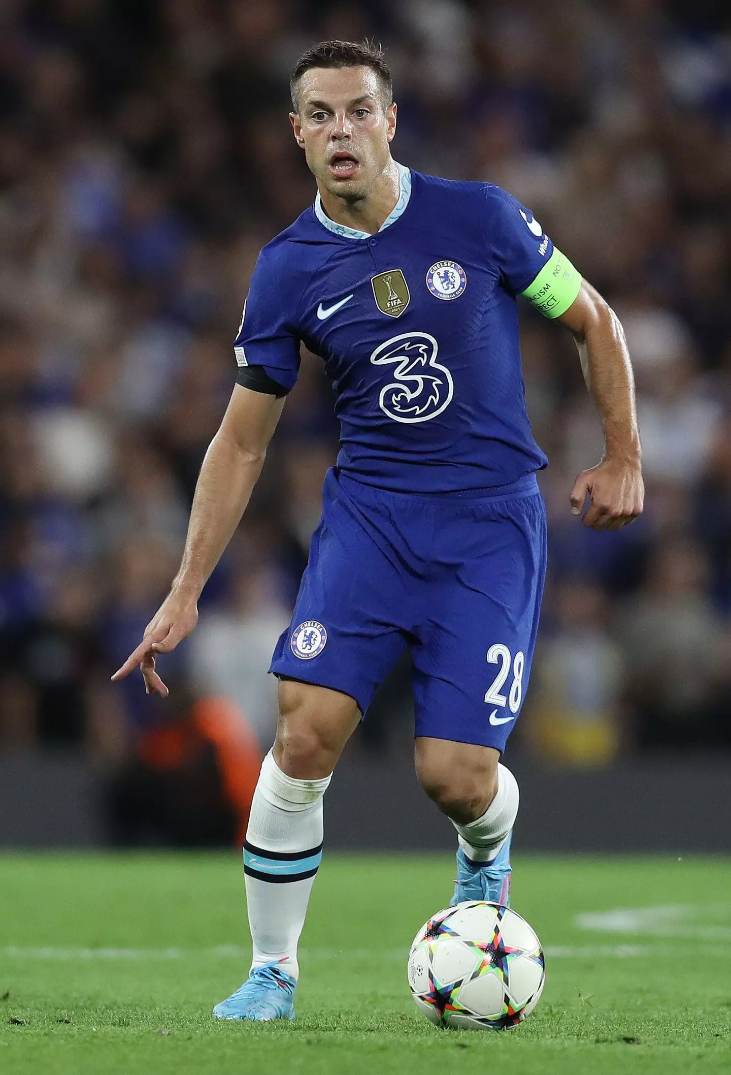 Cesar Azpilicueta of Chelsea during the UEFA Champions League match at Stamford Bridge. (Alamy)