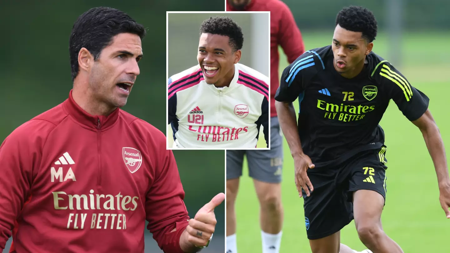 Arsenal wonderkid Lino Sousa spotted in first-team training ahead of pre-season tour