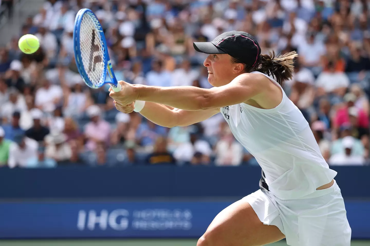 Iga Swiatek. Image: Matthew Stockman / Staff via Getty