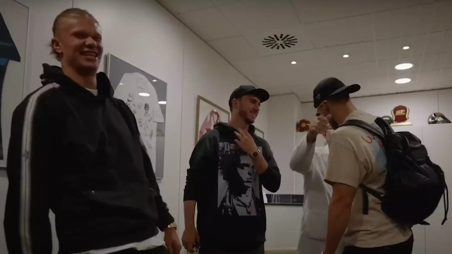 WATCH: Erling Haaland Meets Manchester City Teammates For The First Time