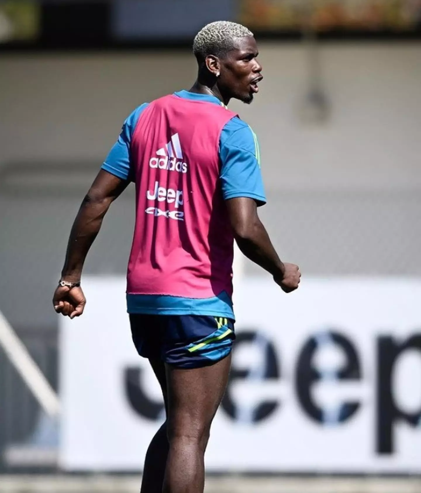 Pogba suffered an injury in training last week (Image: Instagram/PaulPogba)