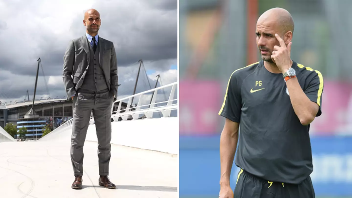 Ex-Man City star reveals savage comment Pep Guardiola made to entire squad in his first-ever team meeting