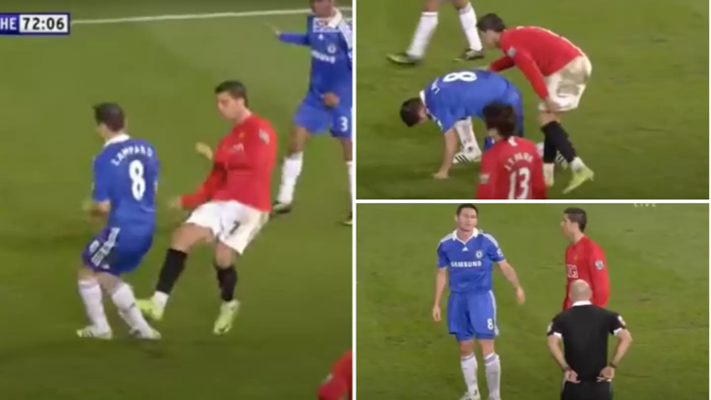 When Frank Lampard Displayed Incredible Sportsmanship To Stop Cristiano Ronaldo Red Card