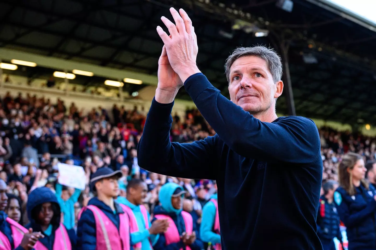 Oliver Glasner is wanted by Tottenham. Image: Getty