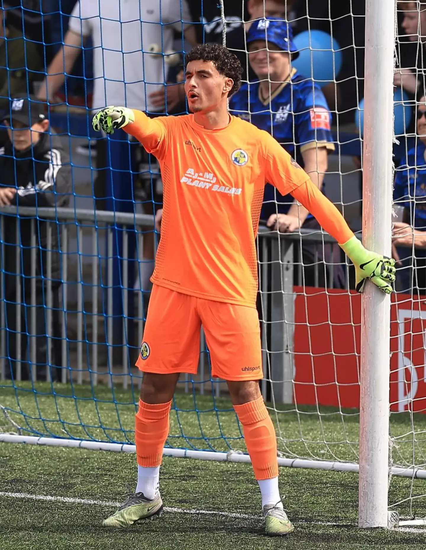 Lorenz Ferdinand in action for Havant and Waterlooville. Image credit: Instagram/lorenz.ferdinand