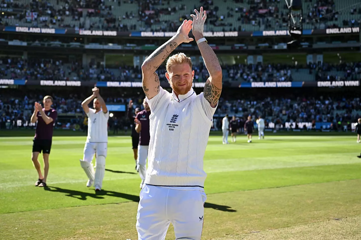 Ben Stokes' side made it 3-1 in Melbourne (Credit:Getty)