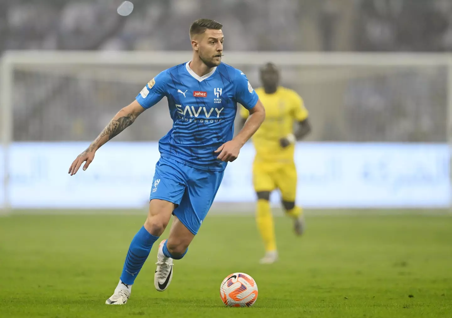 Sergej Milinković-Savic in action for Al Hilal. Image: Getty
