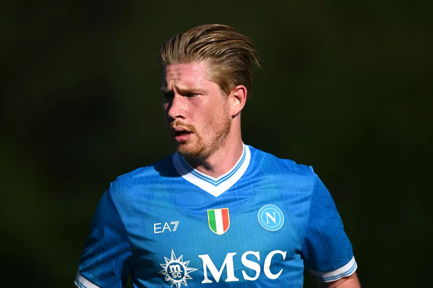 De Bruyne makes his Napoli debut. Image credit: Getty