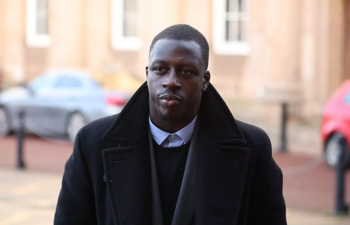 Mendy arriving in court in December. Image: Alamy