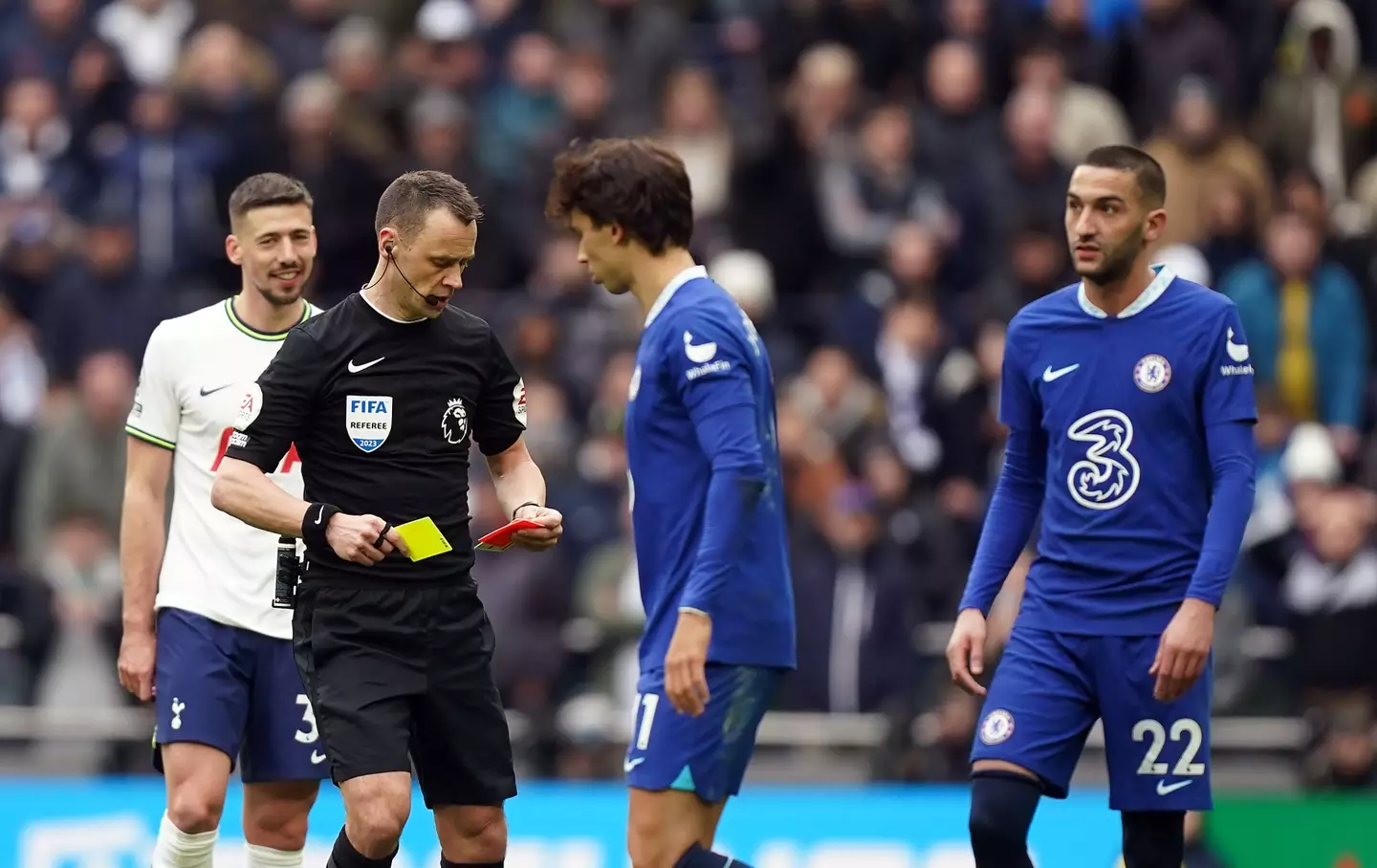 Ziyech featured for Chelsea at Spurs. (