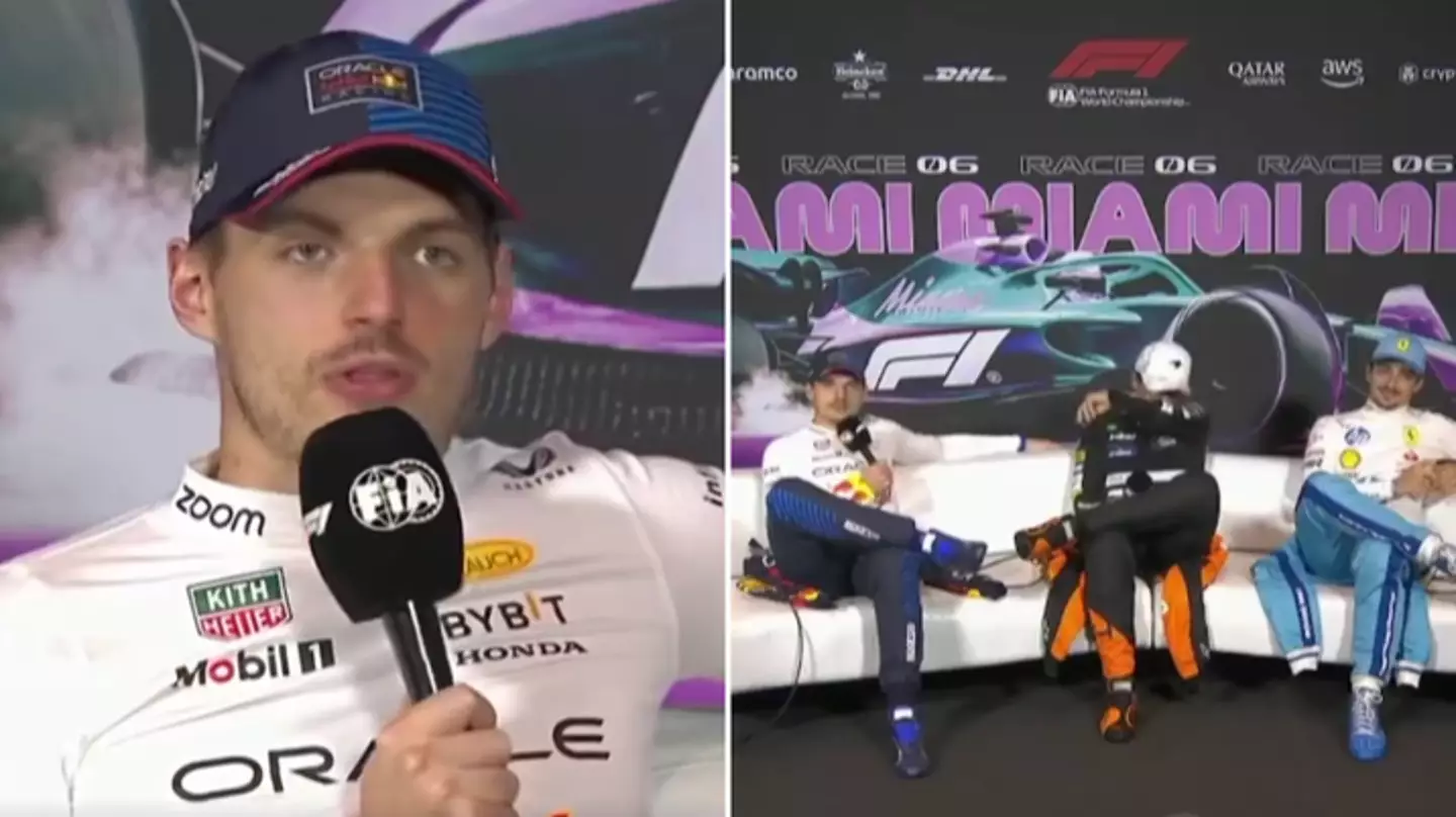 Max Verstappen makes entire studio burst into laughter with response to safety car question after Miami Grand Prix
