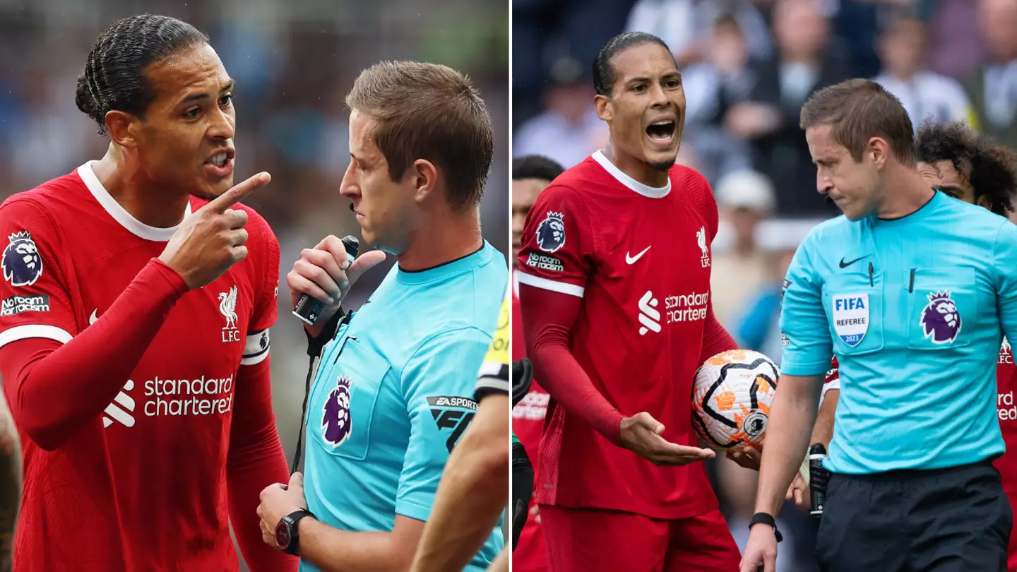 BREAKING: Virgil van Dijk charged by FA for 'abuse' towards official after red card vs Newcastle