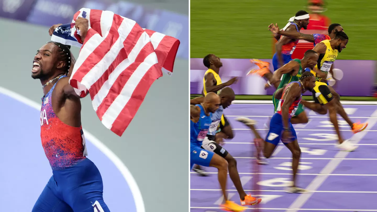 Why Noah Lyles won gold in men's 100m despite Kishane Thompson's foot crossing finish line first