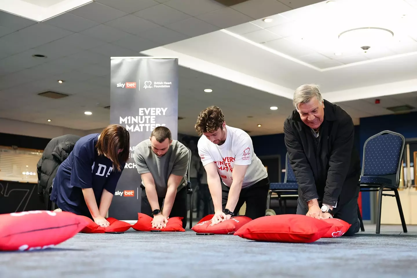 Allardyce is supporting the Every Minute Matters campaign. Image: Sky Bet