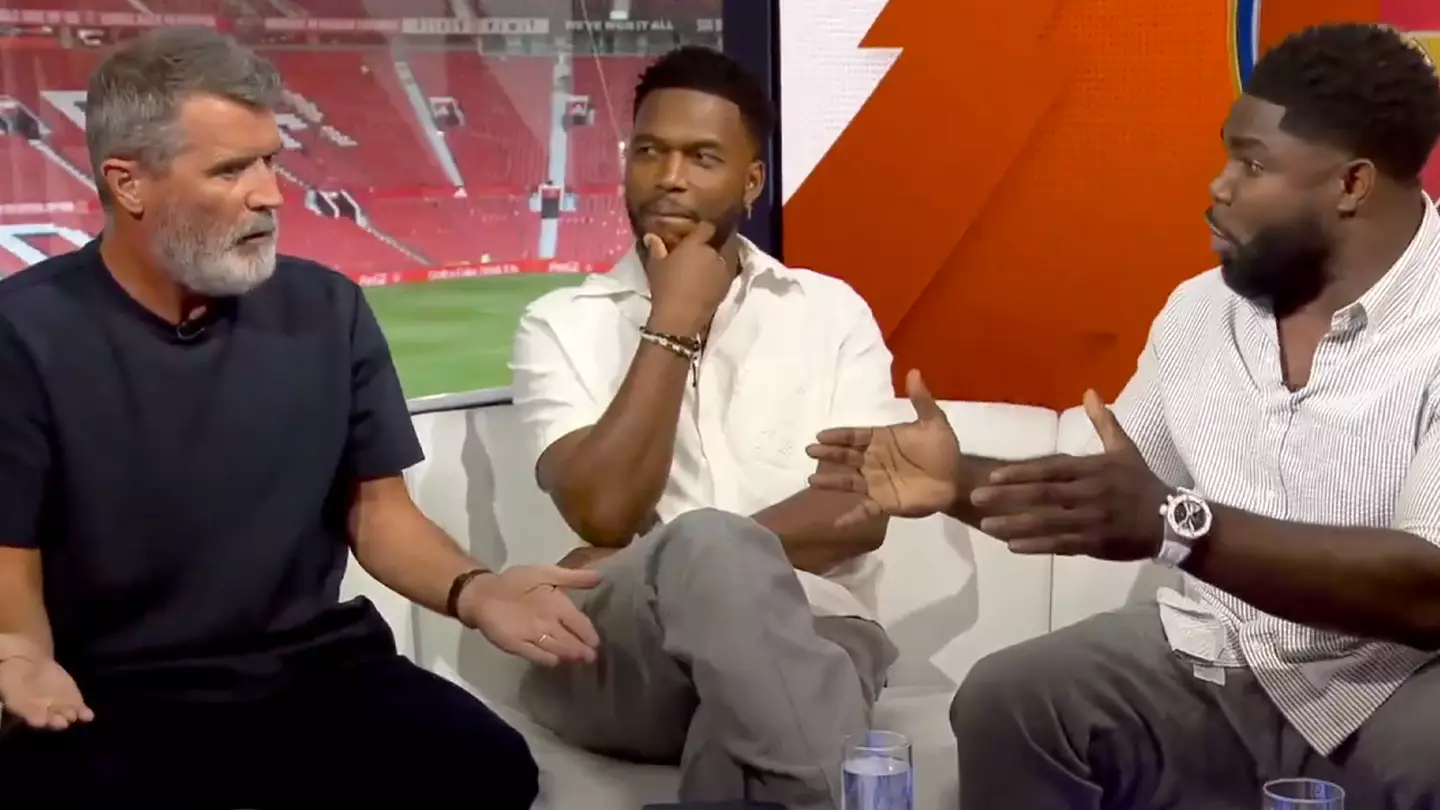 Roy Keane and Micah Richards in heated row live on Sky during Man Utd vs Arsenal coverage