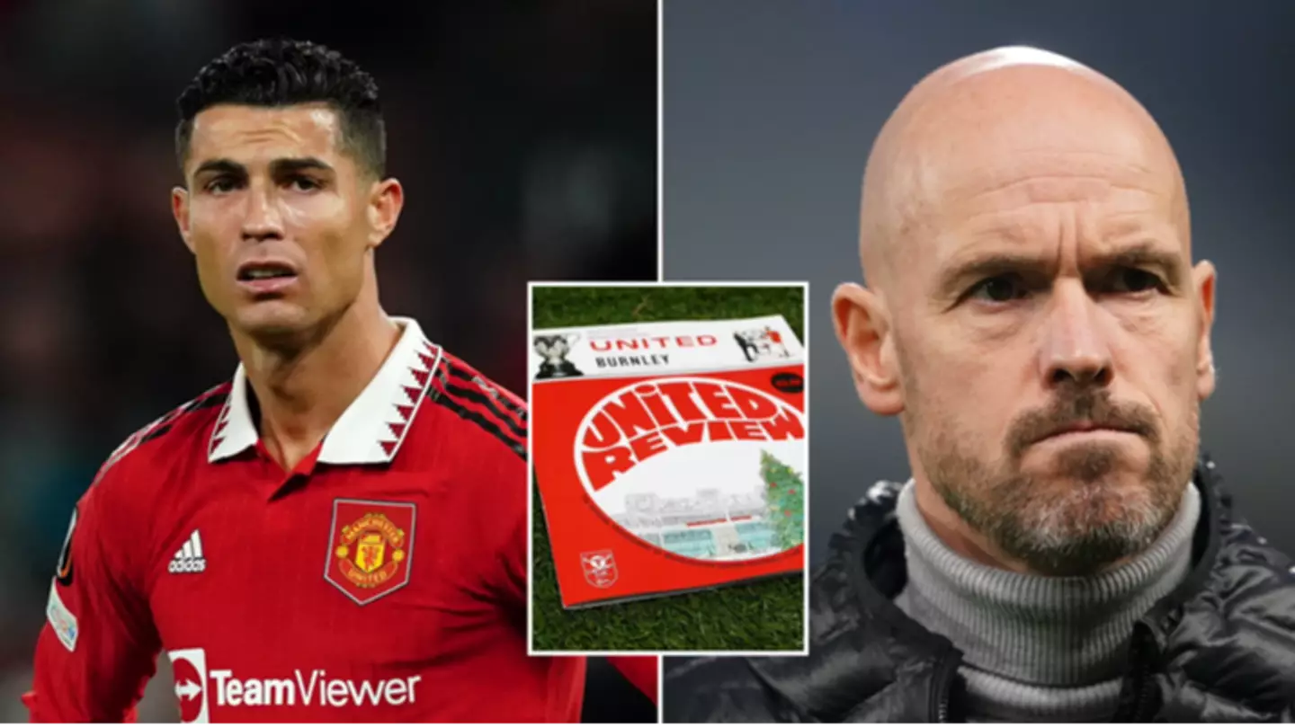Man United's farewell message to Cristiano Ronaldo in their match-day programme said it all