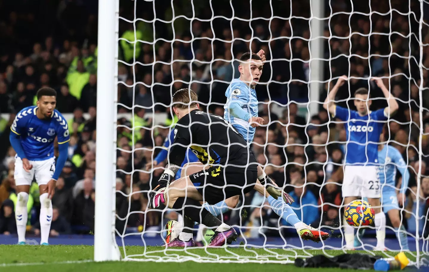 City needed a late winner after Everton 'sat back.' Image: PA Images