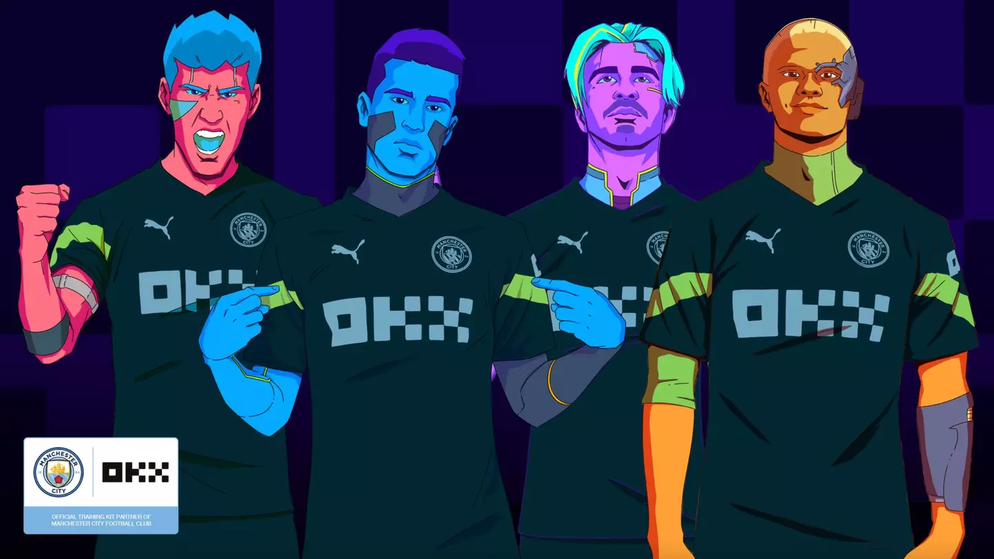 Manchester City Announce OKX As Official Training Kit Sponsor For 2022/2023 Season