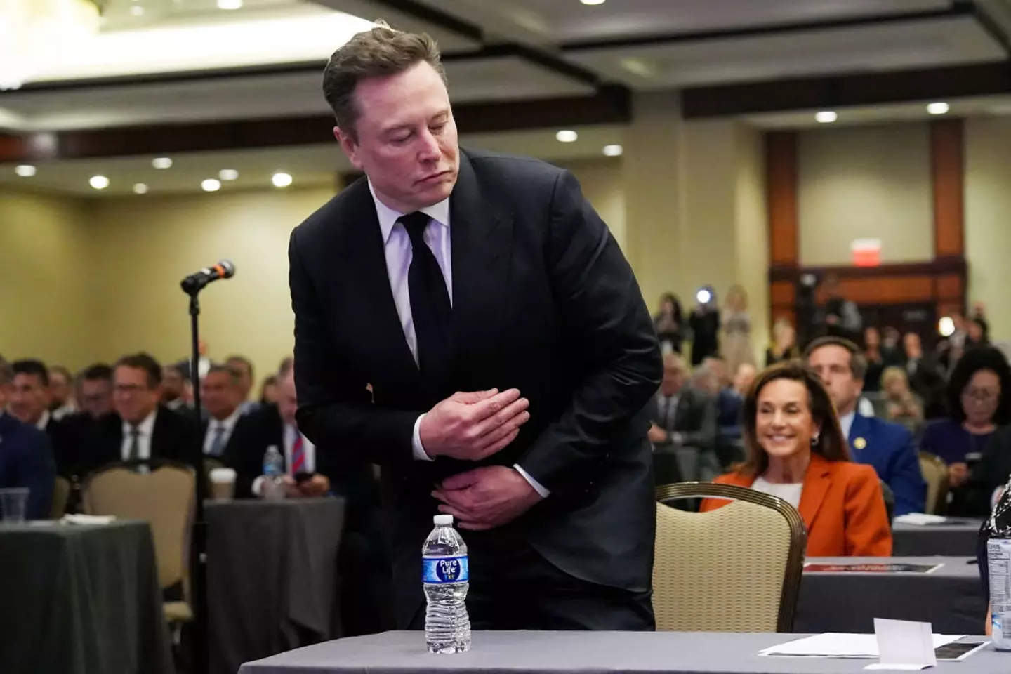 Elon Musk pictured at an event in November 2024 (Image: Getty)