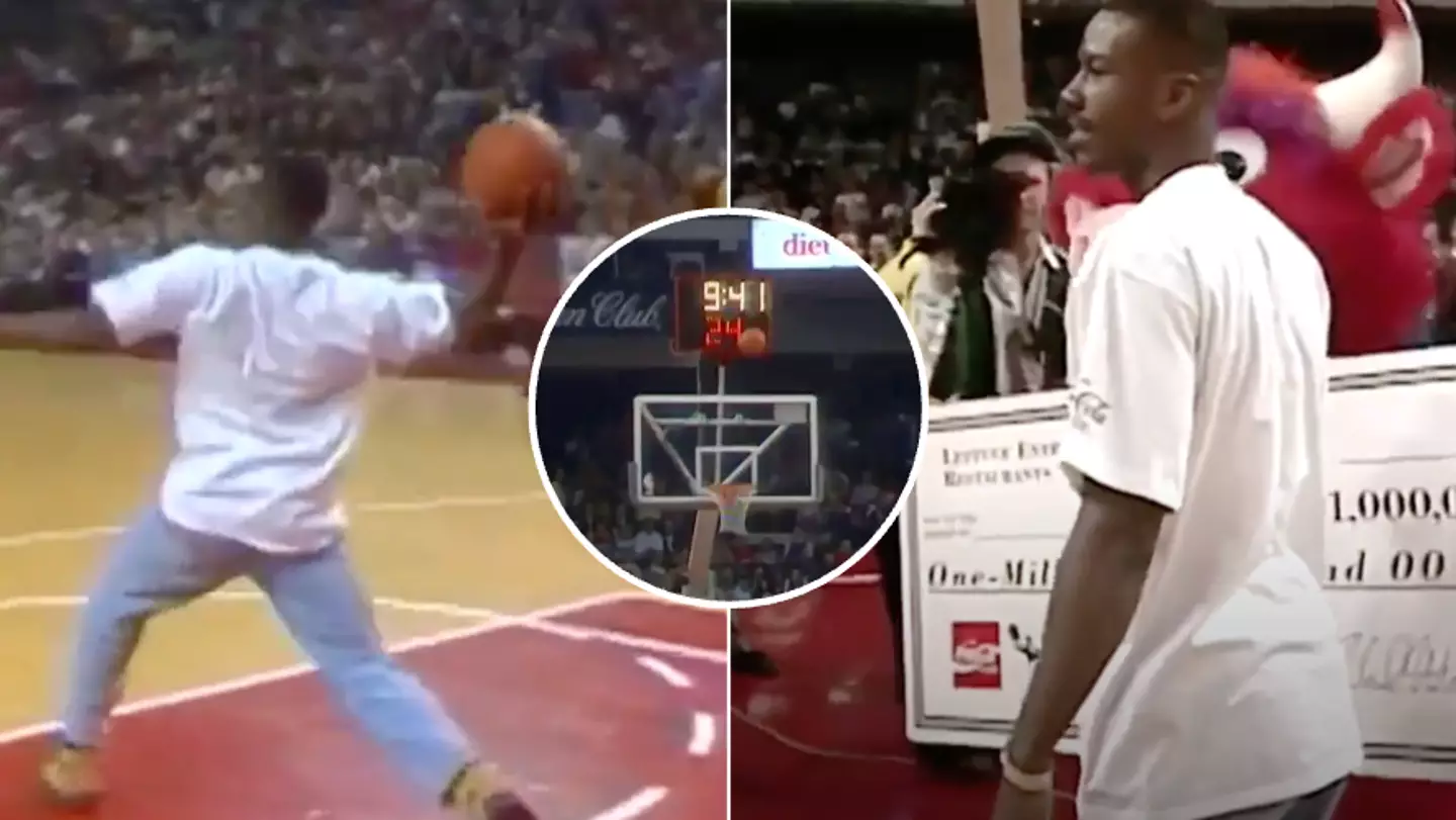 Fan made $1,000,000 shot during basketball game only for company to try to avoid paying him