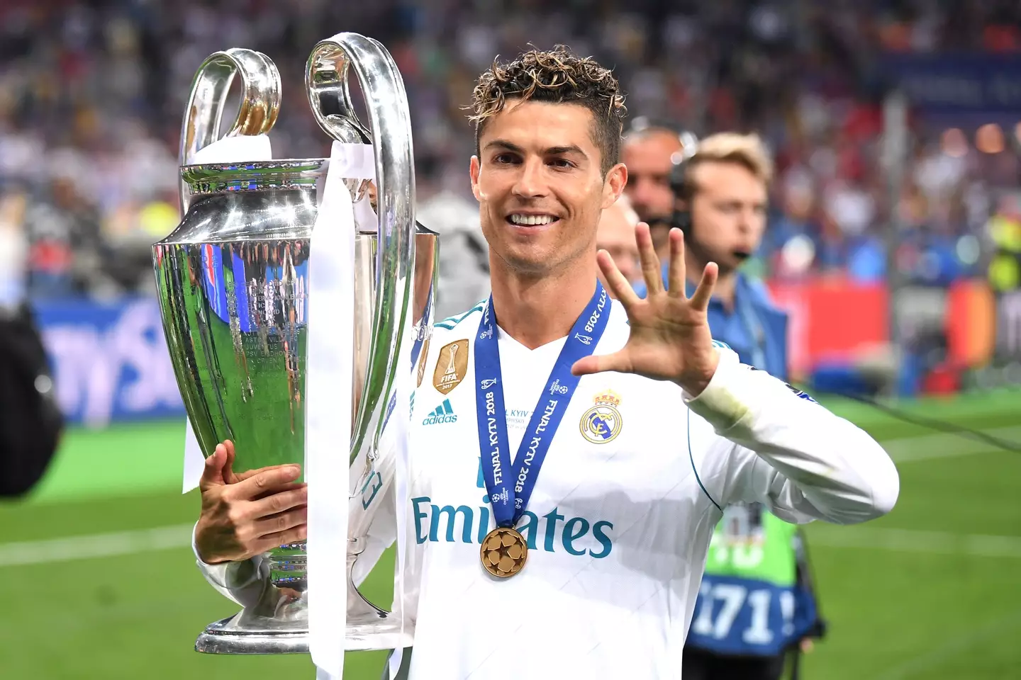 Ronaldo has won five Champions League trophies (Getty)