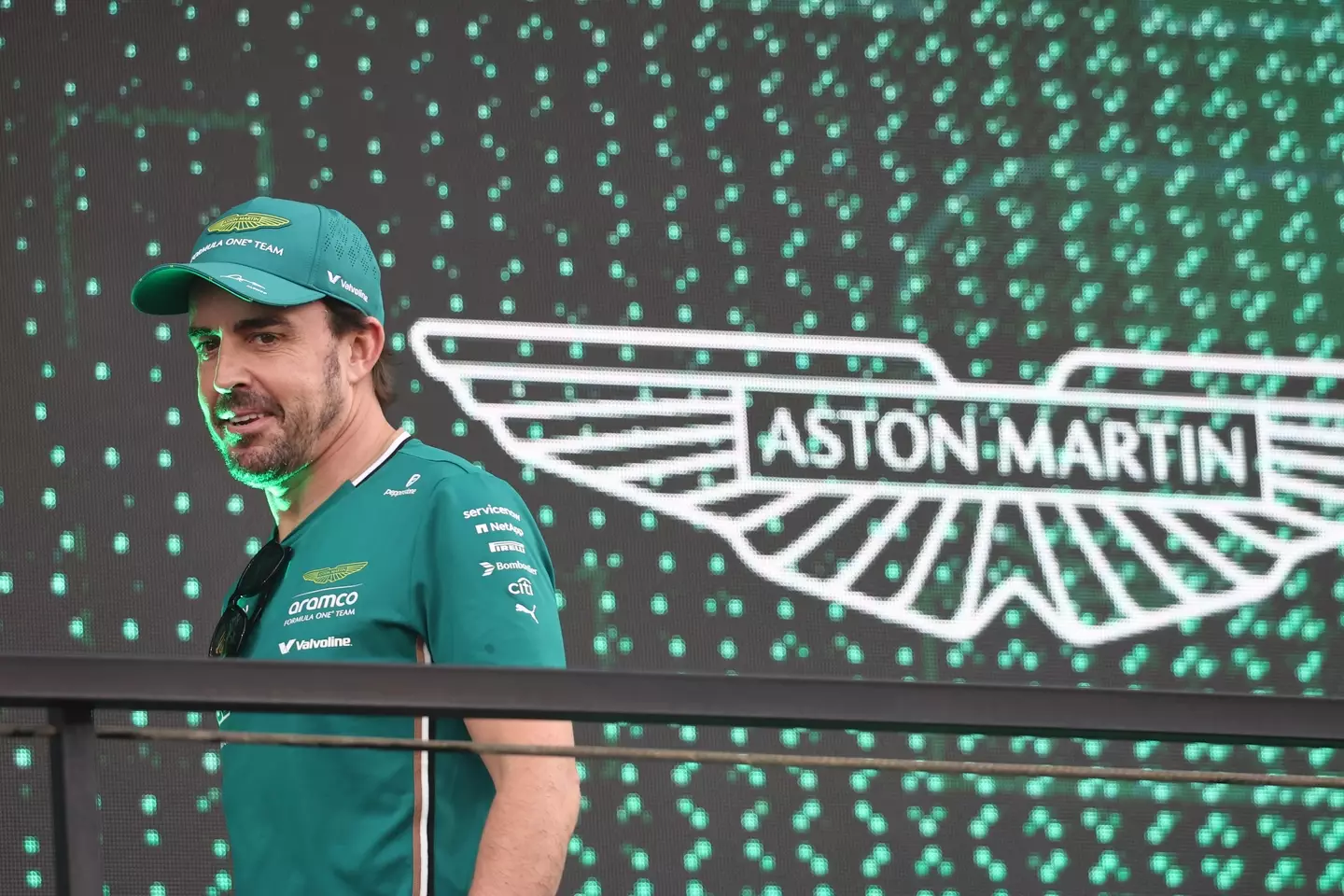 Fernando Alonso at the Saudi Arabia Grand Prix (credit: getty)