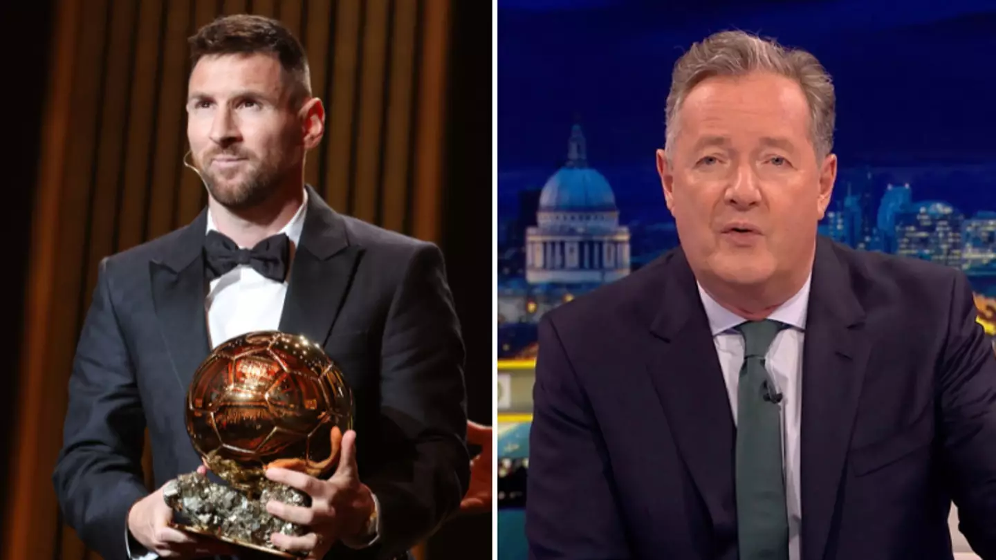 Piers Morgan claims that Lionel Messi's Ballon d'Or win was 'rigged'