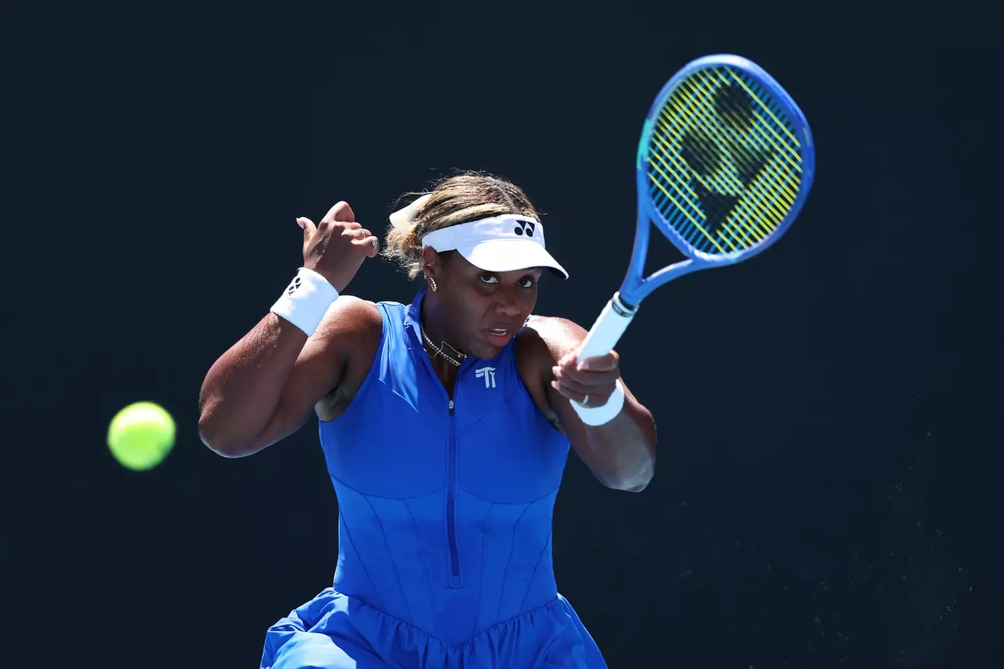 Taylor Townsend replaced Vondrousova but lost to Baptiste. Image: Getty