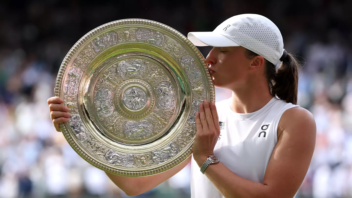 Why Iga Swiatek has had her Wimbledon trophy taken off her after beating Amanda Anisimova 6-0 6-0