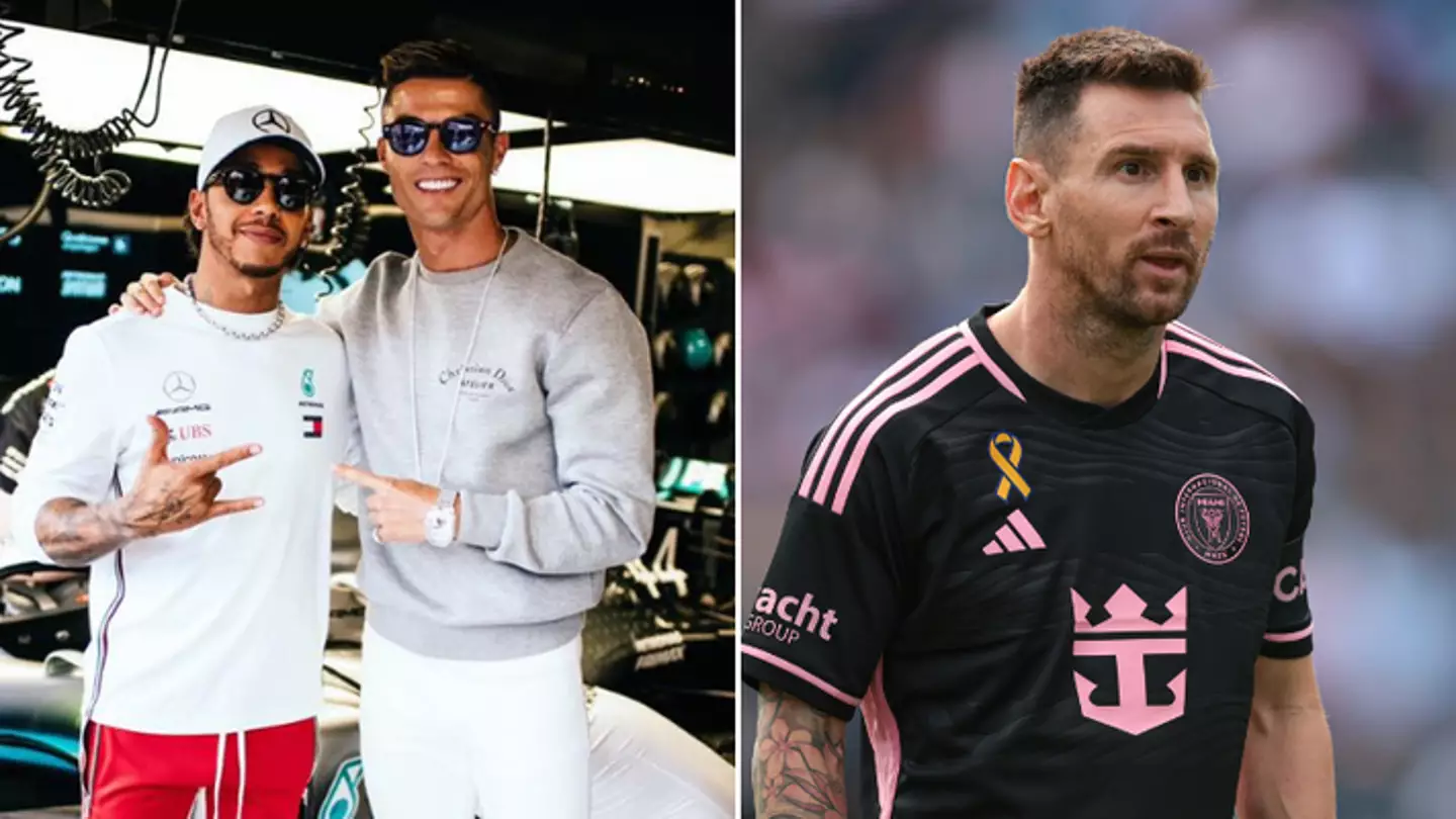Lewis Hamilton didn't hesitate when asked to pick between Cristiano Ronaldo and Lionel Messi in the GOAT debate