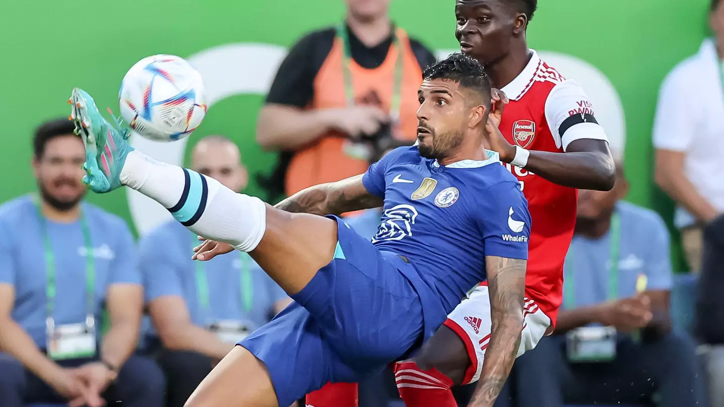 Emerson Palmieri in pre-season action for Chelsea. (Alamy)