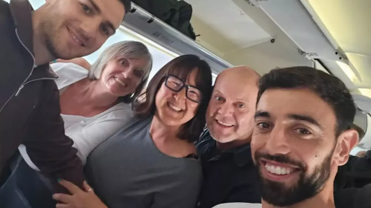 Bruno Fernandes 'helps save' ill passenger on flight to Portugal as Man Utd captain's heroics revealed