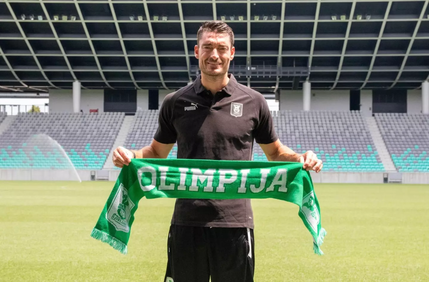 Riera was recently appointed Olimpija Ljubljana's new head coach (Image: Olimpija Ljubljana)
