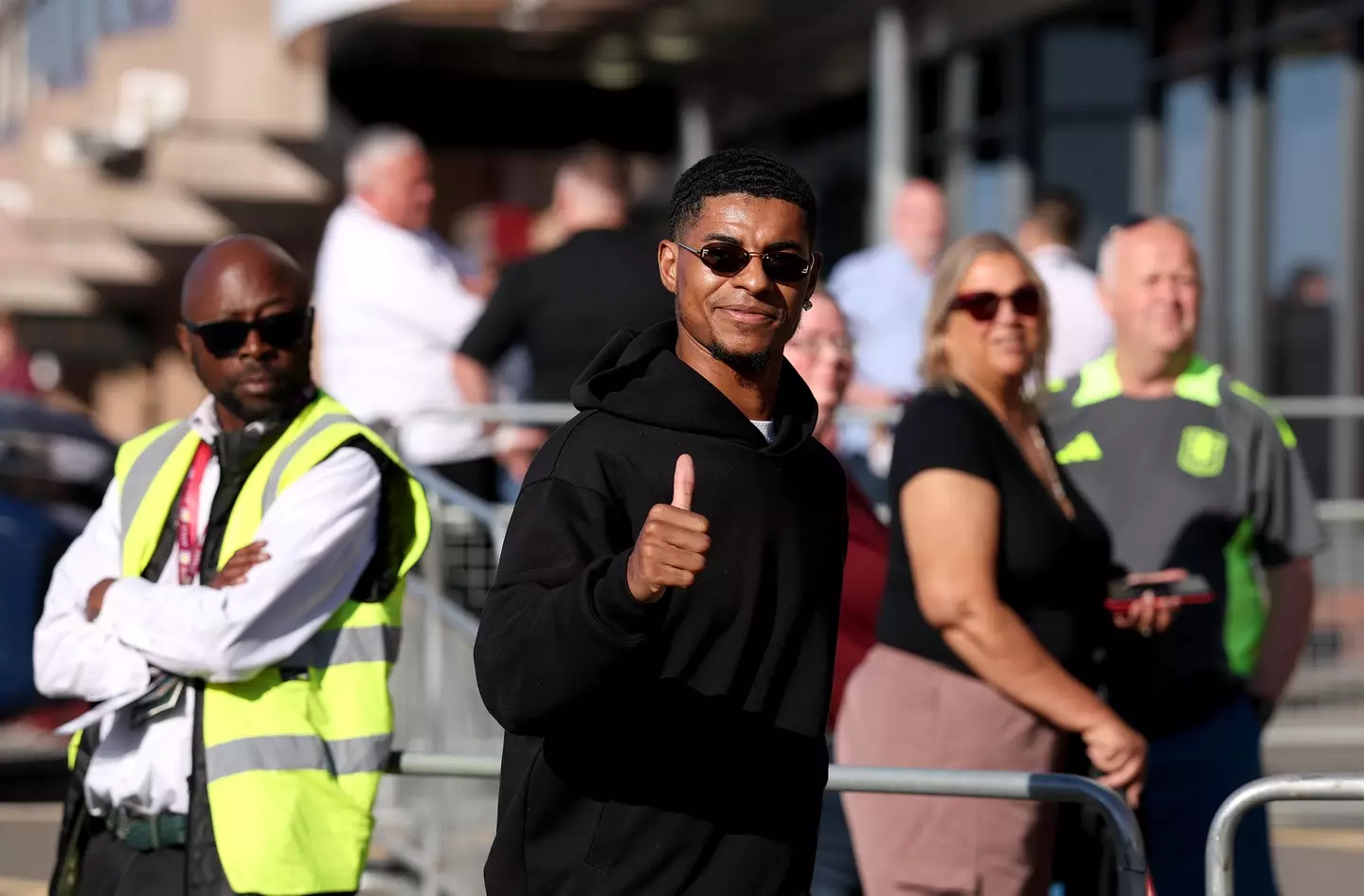 Marcus Rashford is expected to leave Manchester United this summer. Image: Getty