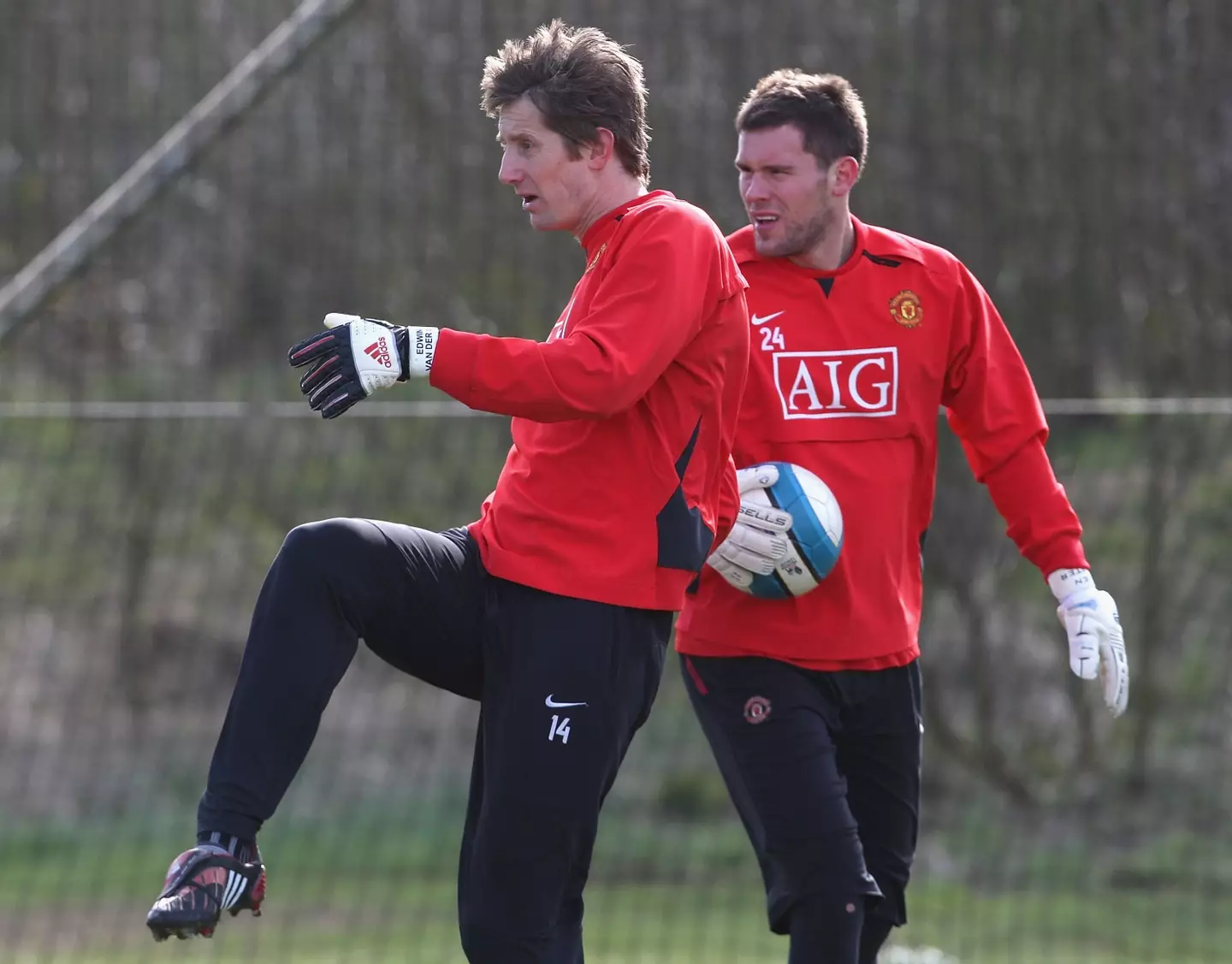 Foster was the second-choice goalkeeper at Man Utd. Image credit: Getty