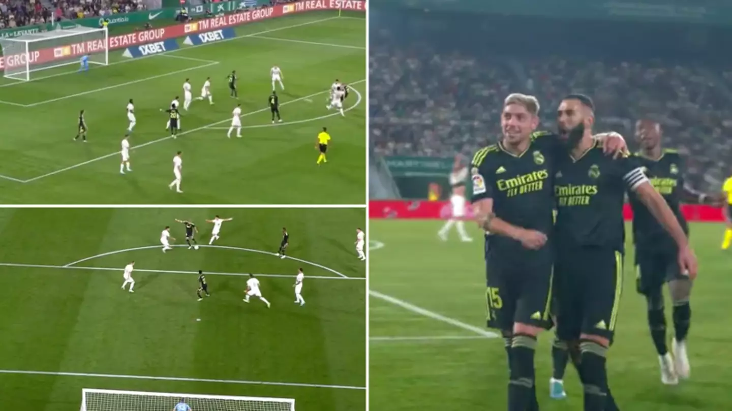 Federico Valverde blasts in incredible weak foot volley for Real Madrid