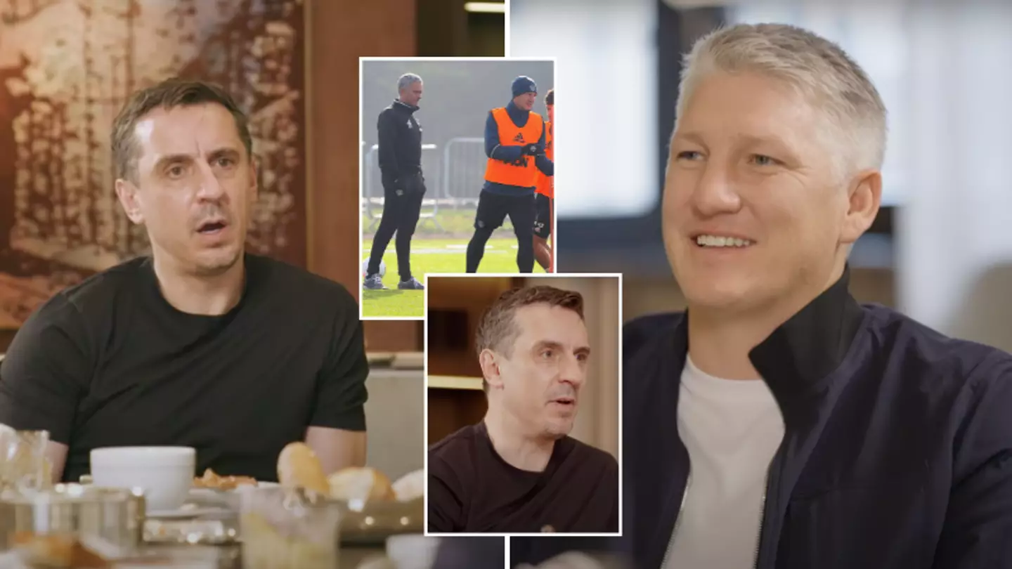Bastian Schweinsteiger left Gary Neville speechless with revelation about what Jose Mourinho did to him at Man Utd