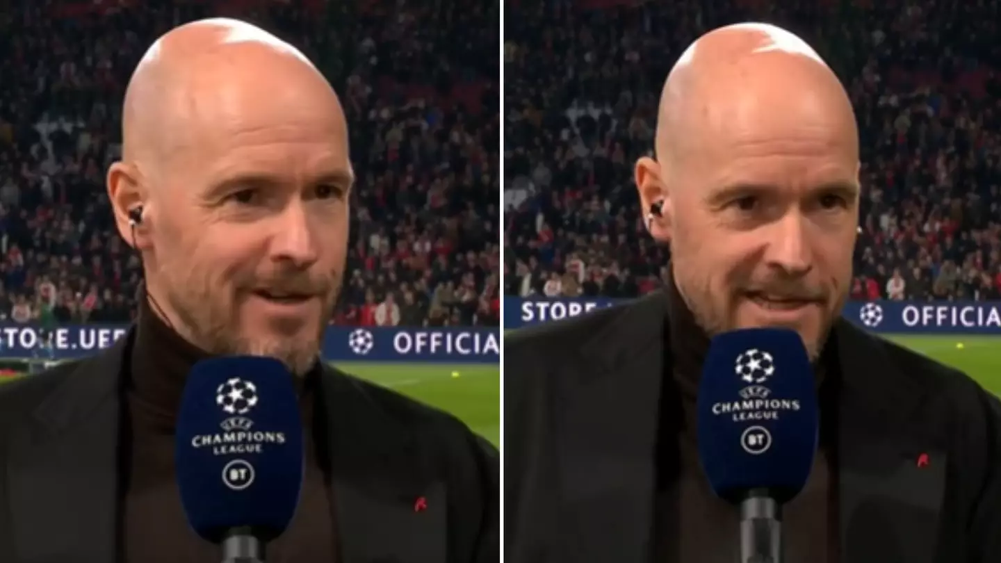 Erik Ten Hag 'Smirks' When Asked If He's Been Practicing English Amid Man United Links