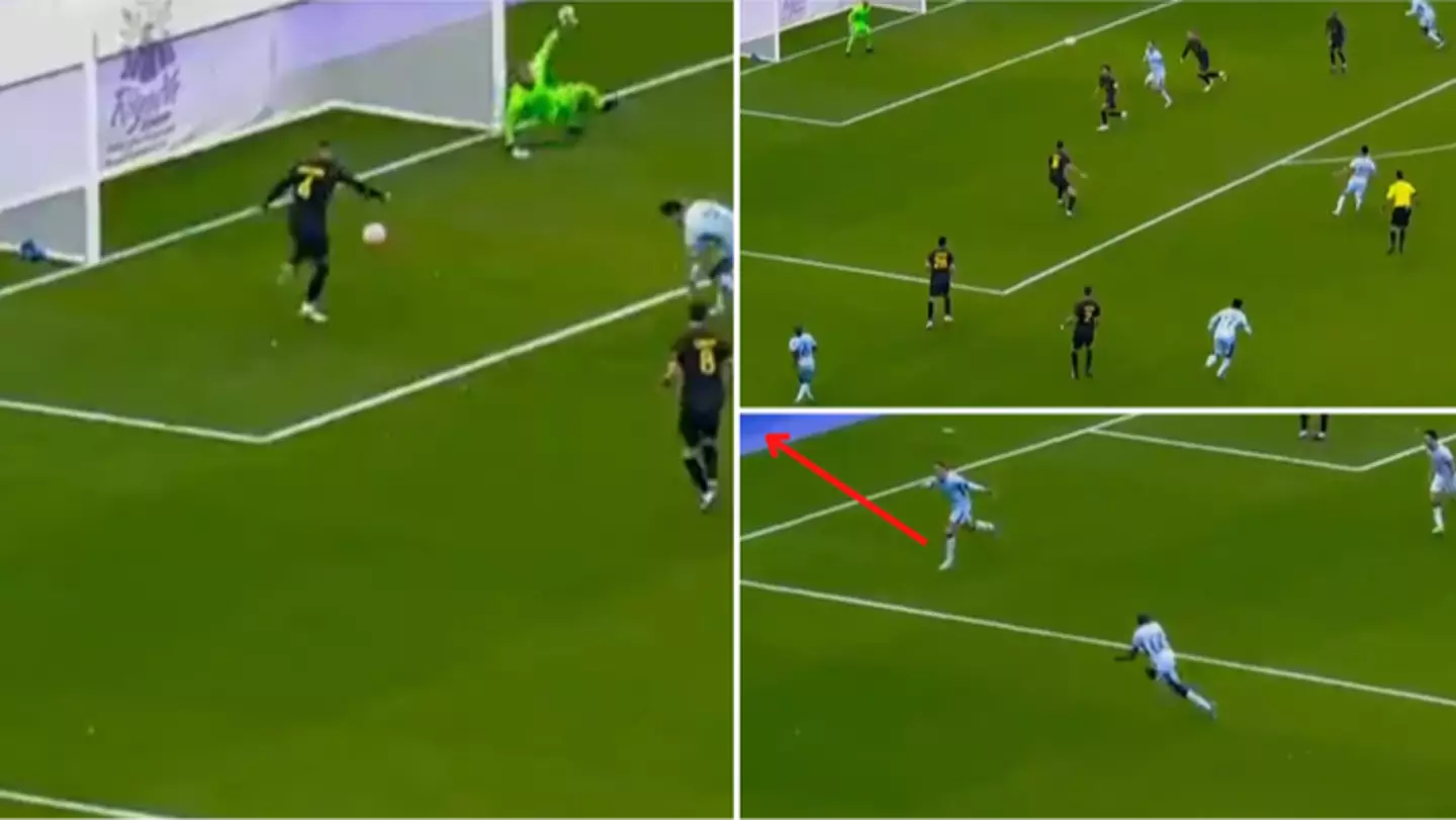 Everyone noticed what the ad board changed to when Ronaldo scored his second goal