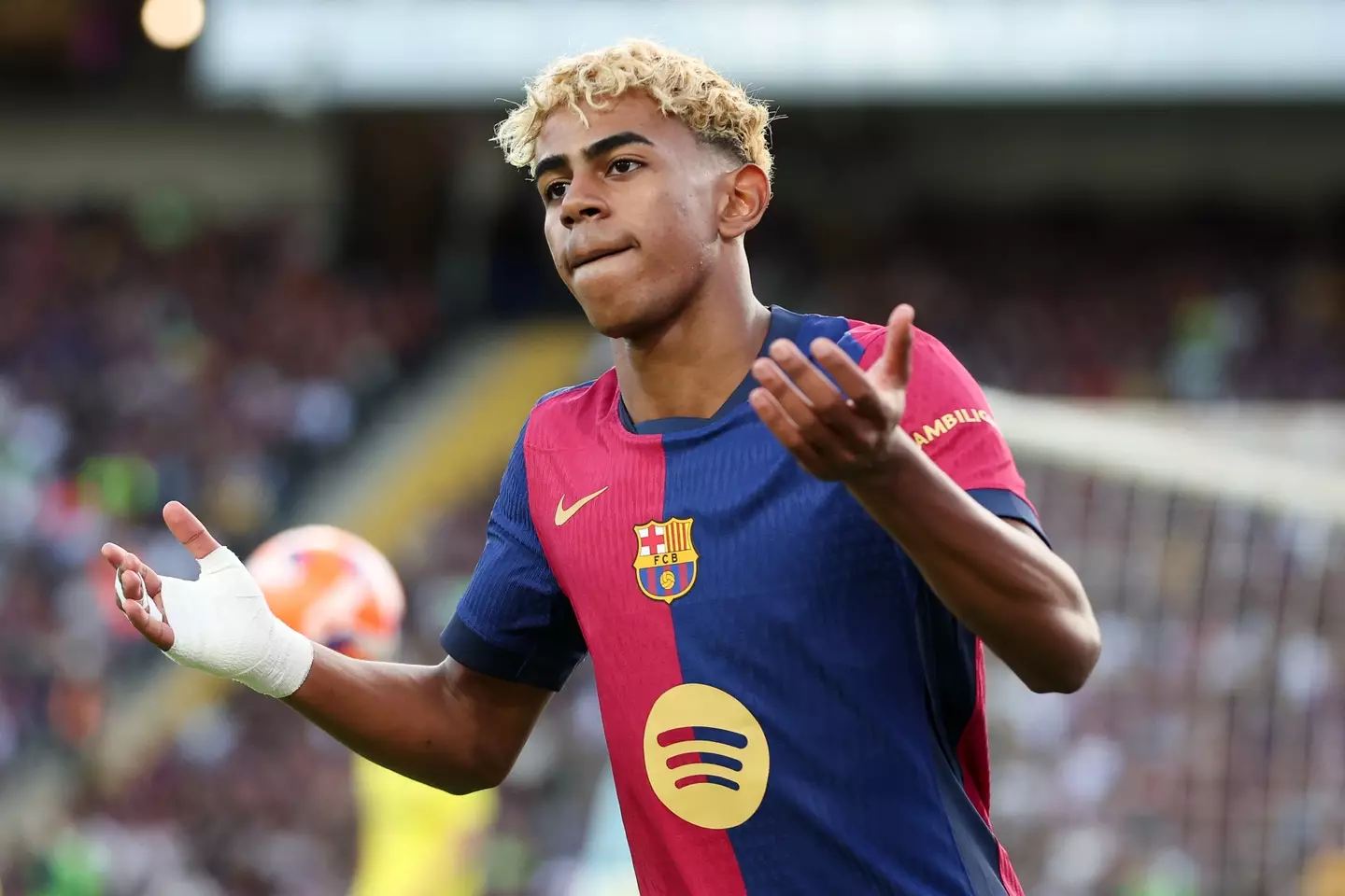 Thierry Henry believes Franco Mastantuono could rival Lamine Yamal. Image: Getty