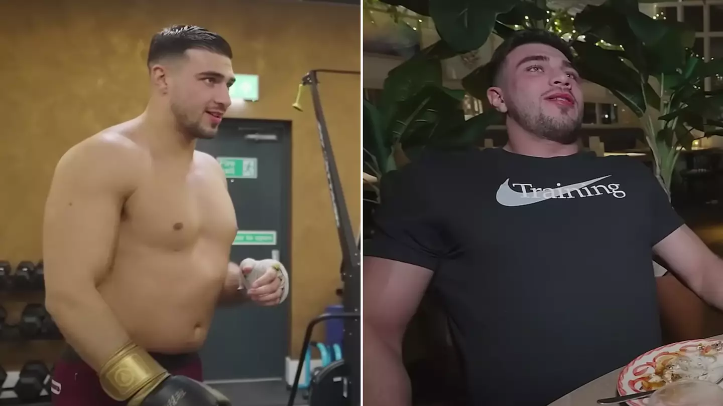 Tommy Fury claims he's gained three stone since fighting Jake Paul as images emerge online