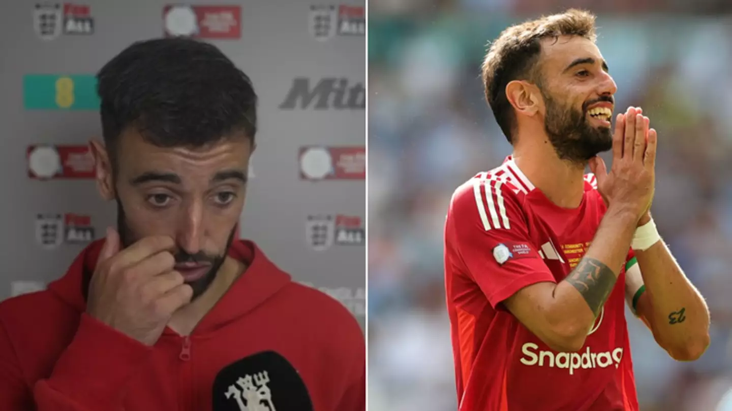 Bruno Fernandes shuts down question after Man Utd lose Community Shield as he says 'that was not the issue'