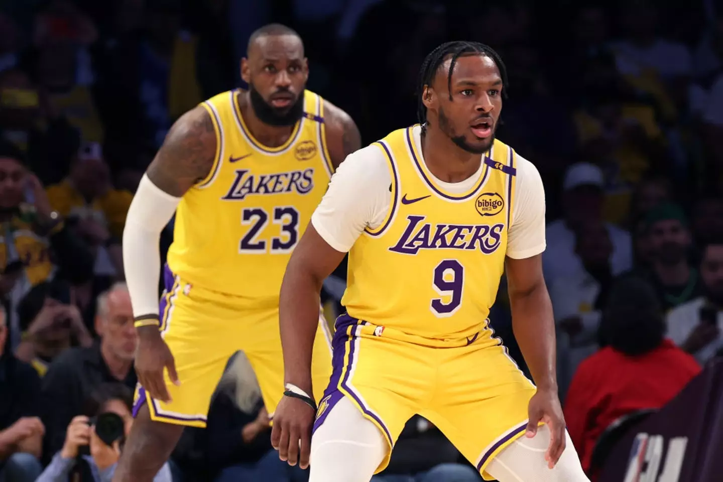 LeBron and Bronny James
