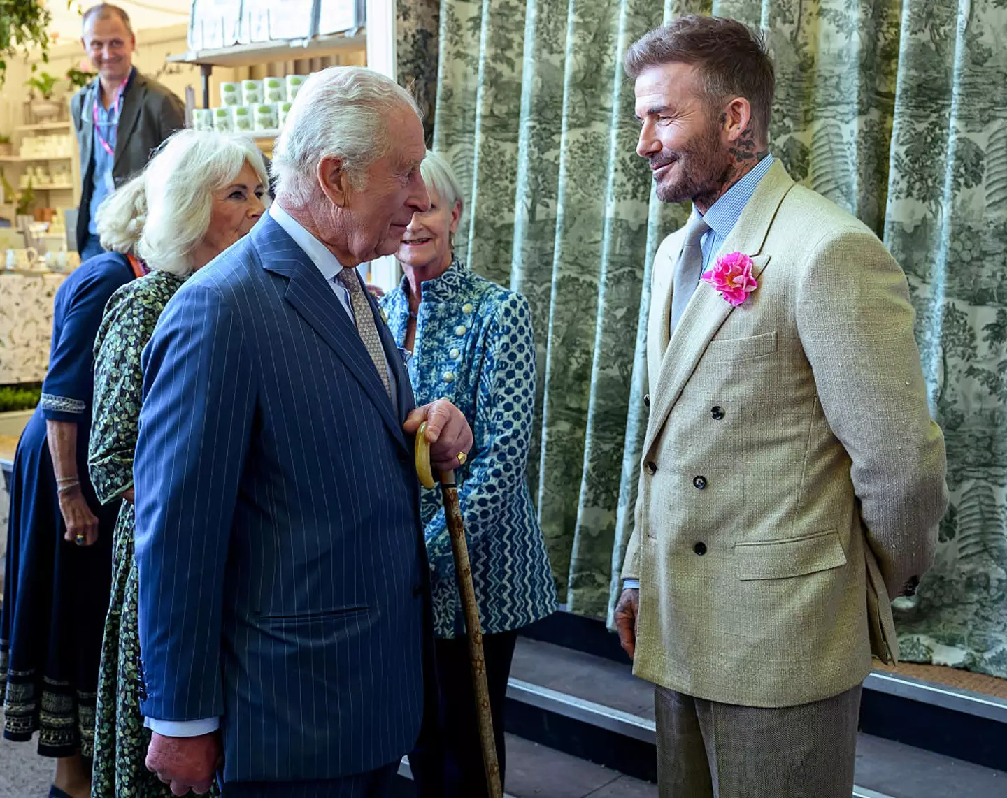 King Charles and David Beckham (Credit:Getty)