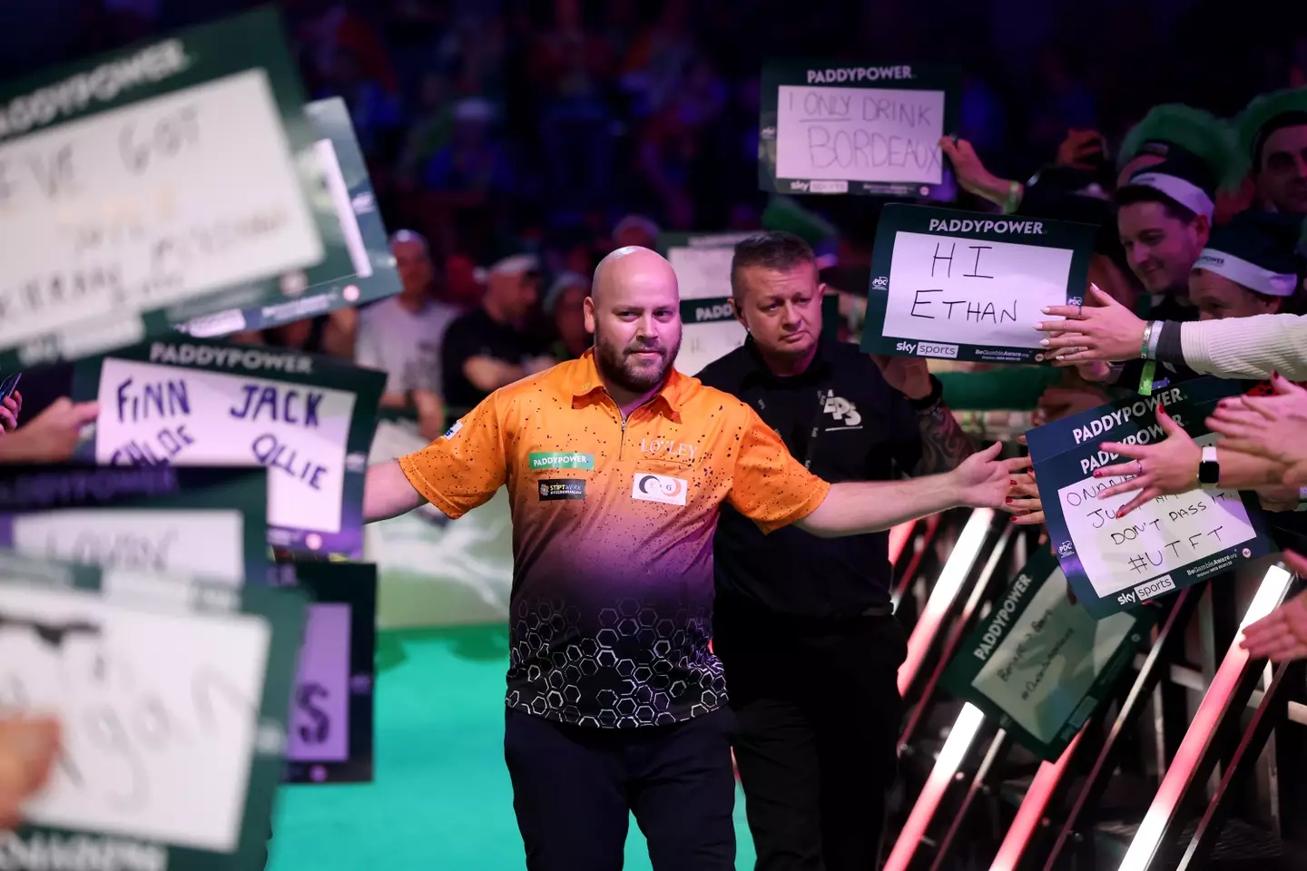 Christian Kist pocketed £60,000 after hitting a stunning nine-darter on Wednesday. Image: Getty